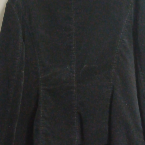 QMack Womens Moto style Velour Jacket - Picture 10 of 11